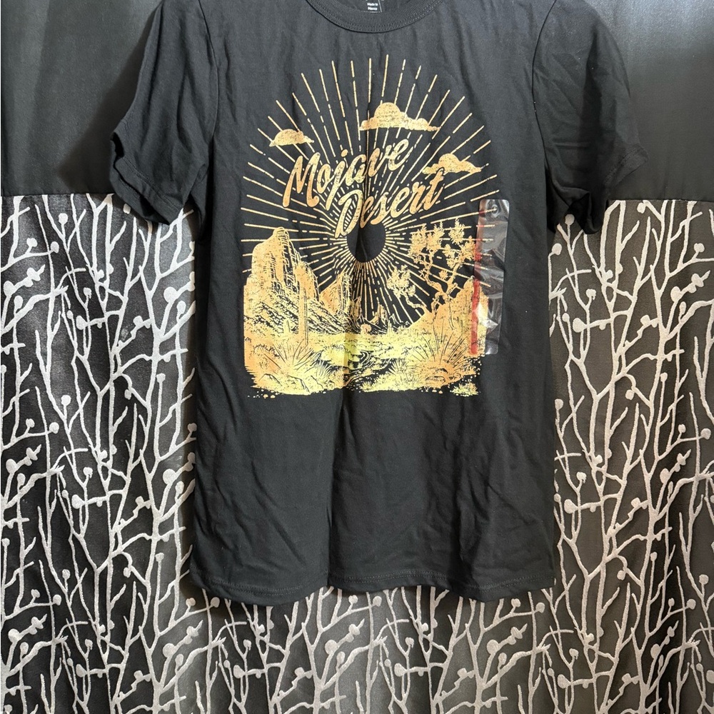 Zoe + Liv Black Mojave Desert Tee